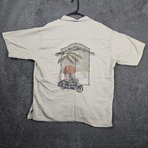 Harley‎ Davidson Tori Richard Road To Paradise Silk Cotton Shirt XL